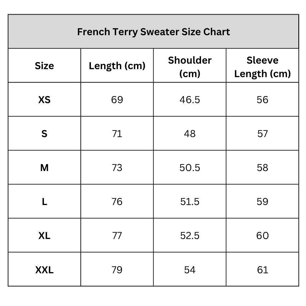 Moon & Fox French Terry Sweater