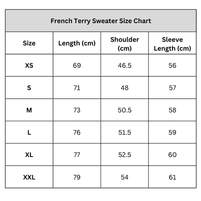 Moon & Fox French Terry Sweater
